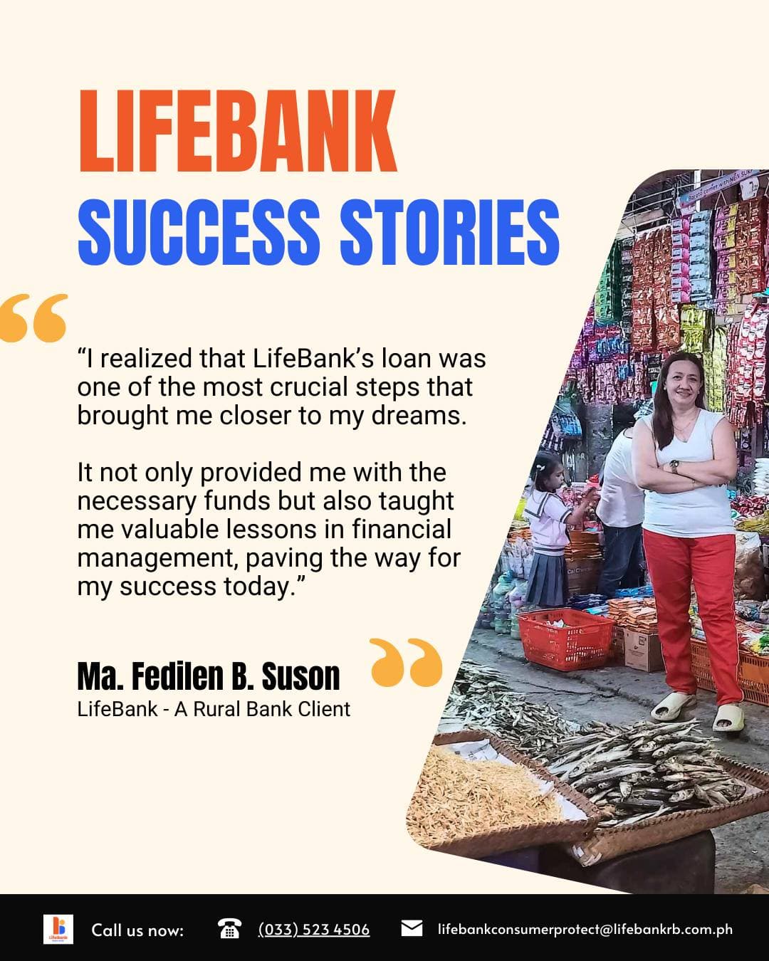 LifeBank success story — Ma. Fedilen B. Suson