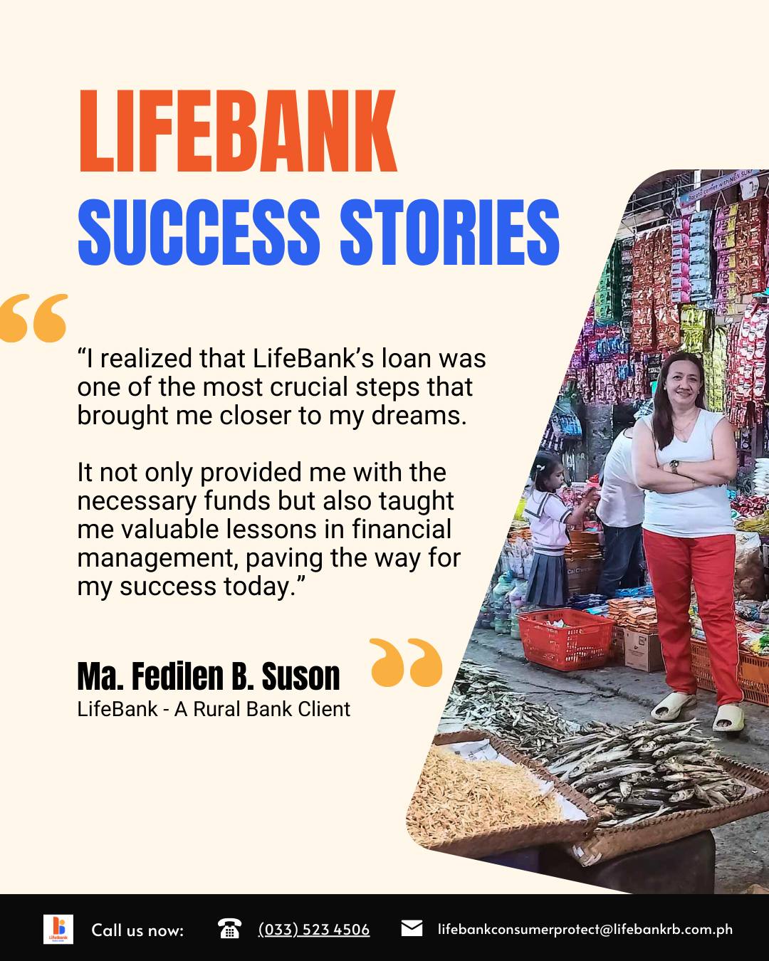 LifeBank success story — Ma. Fedilen B. Suson